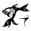 pez koi tattoo design idea