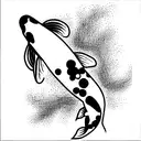 pez koi tattoo design idea