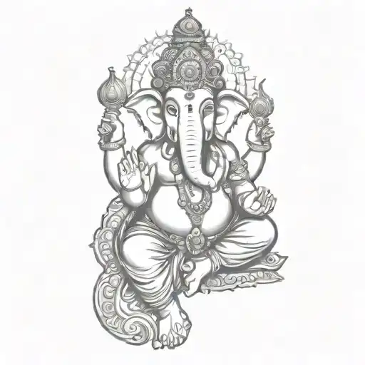ganesha, ganesha tattoo, ganesha tattoo, ganesha tattoo, gane tattoo design idea