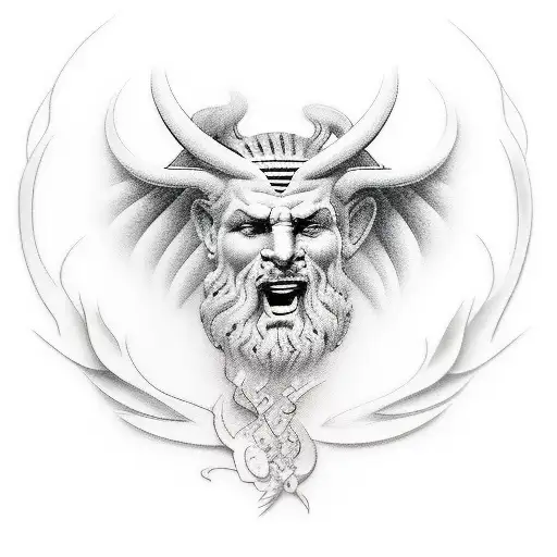 Zeus tattoo design idea