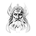 Zeus tattoo design idea
