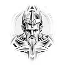 Zeus tattoo design idea