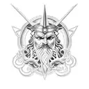 Zeus tattoo design idea