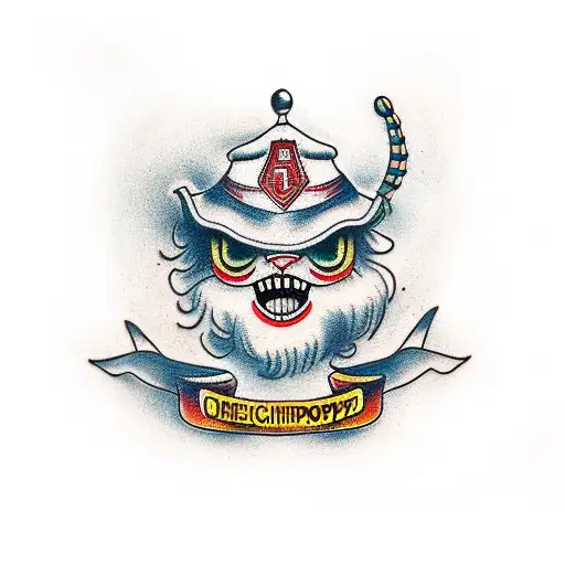 a grasshopper and the phrase "tatuo melhor do que o chapolim" tattoo design idea