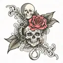 Futanari tattoo design idea