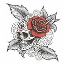 Futanari tattoo design idea