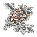 Futanari tattoo design idea