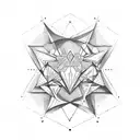 eudaimonia triangle tattoo design idea