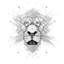 king lion civil engineering tattoo design idea