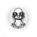 friends  the simpson tattoo design idea