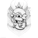 friends  the simpson tattoo design idea