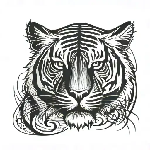 tiger tattoo design idea