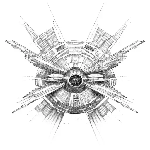 x wing Star Wars  tattoo design idea