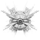 x wing Star Wars  tattoo design idea