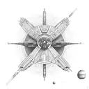 x wing Star Wars  tattoo design idea
