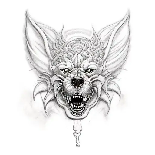 cerberus  tattoo design idea