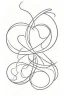 infinite love symbol tattoo design idea
