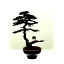 bonsai tree tattoo design idea