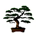 bonsai tree tattoo design idea