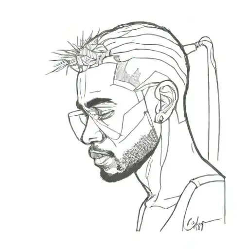 Frank ocean Inspired tattoo design tattoo design idea