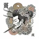 hustle hard tattoo design idea