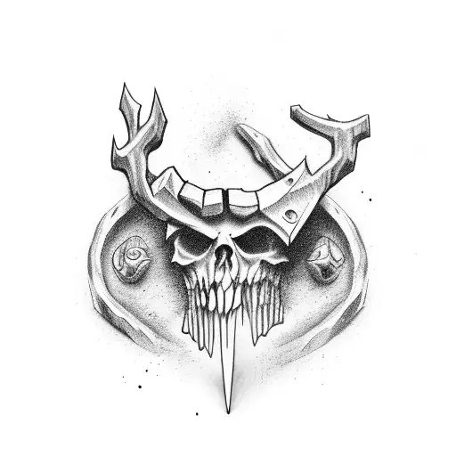 Rustic Hatchet  tattoo design idea
