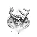 Rustic Hatchet  tattoo design idea