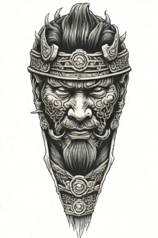 samurai tattoo design idea