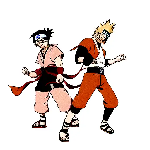 Naruto and jiraiya tattoo design idea