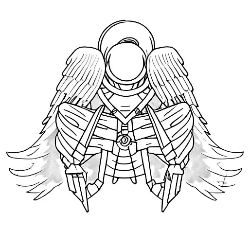 boygenius lyric "always an angel never a god" tattoo design idea