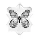 Butterfly tattoo design idea