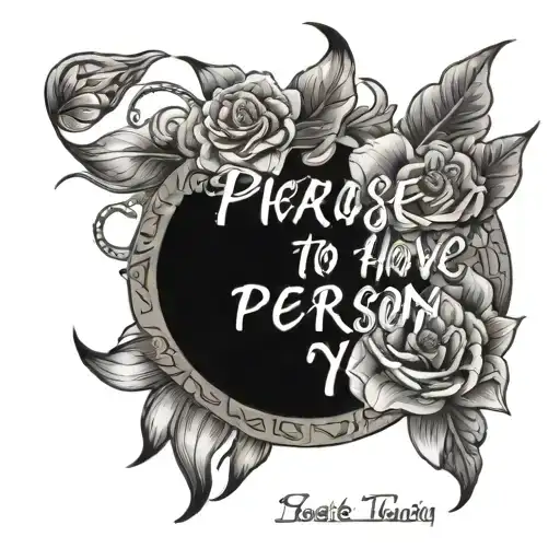 Phrase To love the person you are today, you can't hate the experiences that shaped you. tattoo design idea