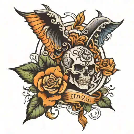 Motivation tattoo design idea