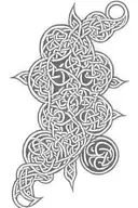 celtic knot design incorporating tattoo design idea