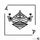 playing card, Dame, Mutter tattoo design idea