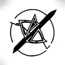 Finn McCool Irish Hero Symbol tattoo design idea
