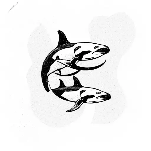 orca  tattoo design idea