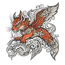 damru tattoo design idea