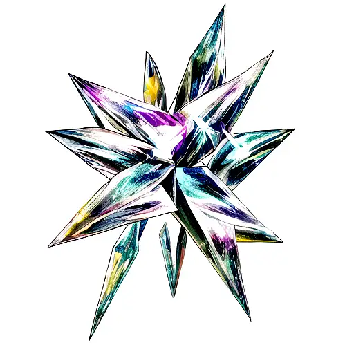 Diamond tattoo design idea