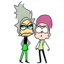 Rick and morty tattoo design idea