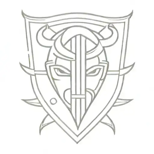 Ac milan badge devil tattoo design idea