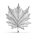 Maple Leaf tattoo design idea