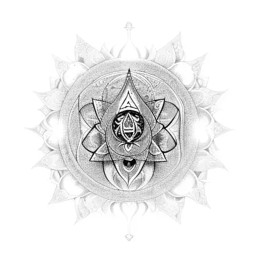 chakras healing  tattoo design idea