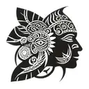 Fijian Indian tattoo design idea