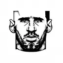 Messi as hulk tattoo design idea