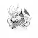 snowboarder tattoo design idea