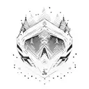 snowboarder tattoo design idea