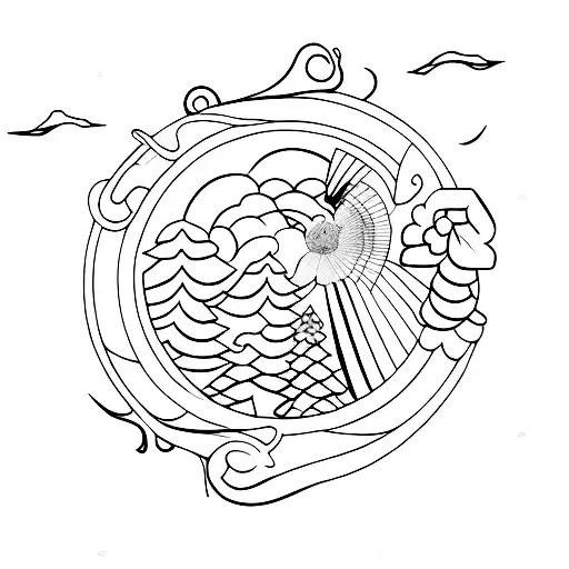 door tattoo design idea