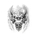 warcraft tattoo design idea