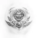 warcraft tattoo design idea